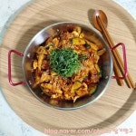 갑오징어볶음(삼겹살을 넣은 오삼불고기에요)