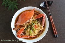꽃게 한마리 퐁당~ 꽃게라면 - 딸에게#