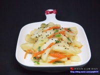 감자볶음 오늘의 반찬 밑반찬 레시피입니다