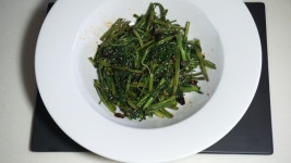 공심채 (모닝글로리) 볶음 레시피, 동남아 현지 맛, 열대채소, 속이 뚫려 있어 공심채.