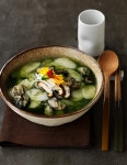 굴 매생이 떡국