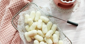 겨울간식 떡볶이 퐁듀만들기