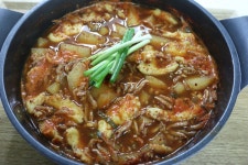 매콤.얼큰 보리새우 수제비