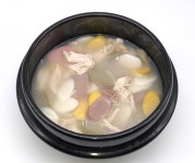 닭곰탕 오색떡국