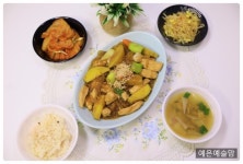 특별안동찜닭 만들기, 콩나물무침, 바지락 뭇국, 아이 반찬, 유아 반찬, 유아식 식단, 4살 식단, 3살 식단, 닭