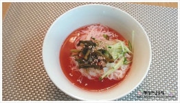 열무김치말이 국수 만드는법 빛깔도 예뻐