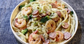 크림우동 만들기 느끼하지 않고 단백하게~