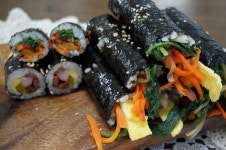 겨자소스에 콕~! 꼬마김밥, 마약김밥 만들기