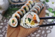 참치마요김밥 고소함 가득 멸치김밥까지 함께 말아주기