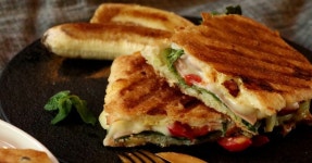 치아바타 파니니 샌드위치 만들기 브런치메뉴