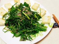 봄향기 가득한 삼색 봄나물 겉절이로 신선하게 먹어요  봄향기 가득한 삼색 봄나물 겉절이로 신선하게 먹어요