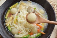 감자옹심이 바지락칼국수