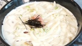 고소한 크림에 명란젓이 턱하니 ★ 명란크림우동