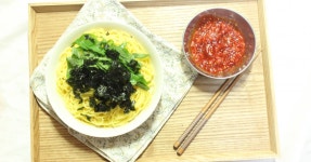 들기름 비빔국수