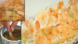 눈꽃새우튀김 /이런 바삭함은 지금까지 없었다.