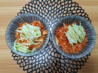 ♥[신혼밥상] 김치 송송 비빔국수