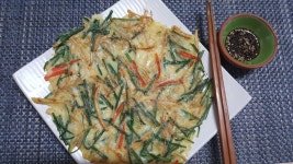 인삼(수삼) 정구지 부침개 바삭하게~~