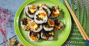 #[면역력도시락] 웰빙 고사리김밥