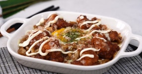 편의점꿀조합 레시피 ★ 치킨마요덮밥의 우동편! 단짠의 끝 ! 우동이닭 ★
