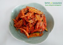 별미 전복요리/사과 전복초무침