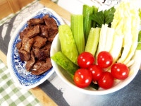 #돼지고기요리 #갈매기살구이 #갈매기살양념 #오이, 토마토, 샐러리가 함께 하는 건강한 밥상!!!