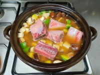 갈비된장찌개@한우갈비를 넣은 쇠고기된장찌개@냉장고파먹기 짱!!! ^^