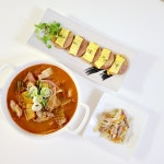 아침 밥상으로 김치찌개 끓이기~