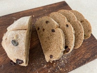 [에어프라이어] 통밀빵 만들기, 무반죽 100%통밀빵