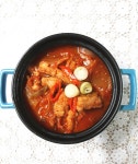 항정살로 끓인 묵은지 김치찌개