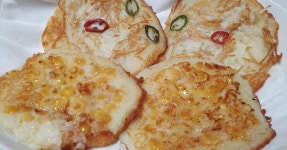 팽이버섯감자전, 옥수수감자전