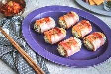 베이컨 치즈말이가 피크닉 도시락 메뉴로 찐이야~