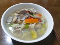 바지락 칼국수..