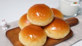 부드럽고 폭신한 모닝빵 만들기(손반죽)