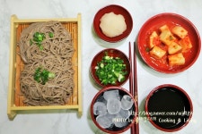 시원한음식 쯔유로 메밀소바 맛있게 만드는법