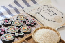 경기미 가와지1호로 회오리김밥 만들기