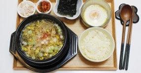 전주식 콩나물국밥 만들기 밥그릇 수란까지 맛집 따라해봄!