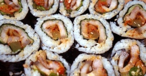 삼겹살김밥 만들기, 빼빼로데이에는 길쭉~한 김밥으로!