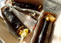 #빼빼로데이김밥 #새우까스김밥만들기 #오징어까스김밥만들기 #양념돼지불고기김밥만들기 #길쭉하게 썰지 않고 만든 김밥!