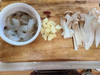 머쉬마루버섯 새우 파스타