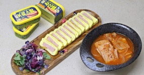 저녁반찬메뉴 햄계란말이 햄김치찌개 만들기