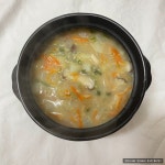 쉬운 국요리로 좋은 감자된장국 들깨넣어 고소하게 끓이기