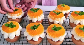 [미니오븐베이킹]오렌지타르트(orange tarte)만들기: 상큼 달콤 오렌지 생크림 타르트 만들기 과일타르트만들기
