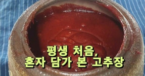 평생 처음, 혼자 담가 본 고추장