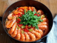새우 콩나물찜 일품요리, 손님 초대요리로 손색없는 새우요리입니다