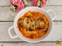 깔끔한 돈까스 김치나베 만들기(돈까스 활용요리)