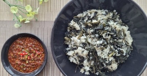 구수한 곤드레밥 향긋한 봄나물 달래장