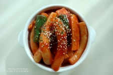 고추장떡볶이 옛날 느낌 밀떡볶이 (조미료 들어가유)