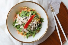 닭가슴살 실곤약비빔국수만들기