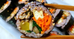 쫄깃한 두부와 아삭한 장아찌로 만든 착한 김밥 #비건(채식)레시피
