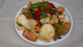 다이어트 아이들반찬으로 맛있는 닭가슴살비엔나볶음